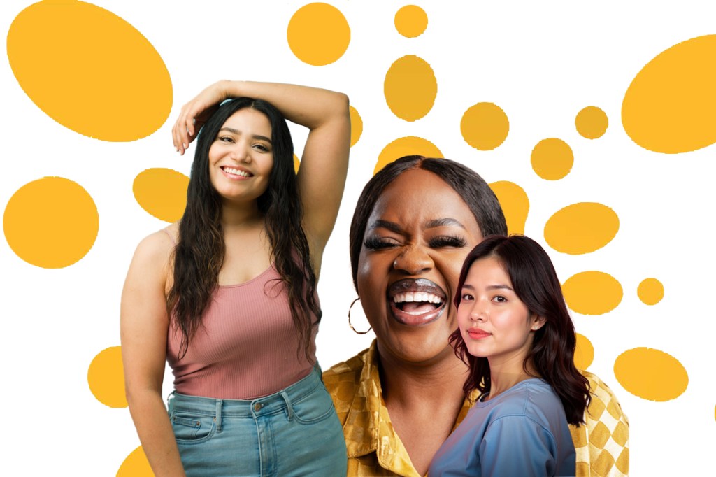 decorative image - collage of millennial women.